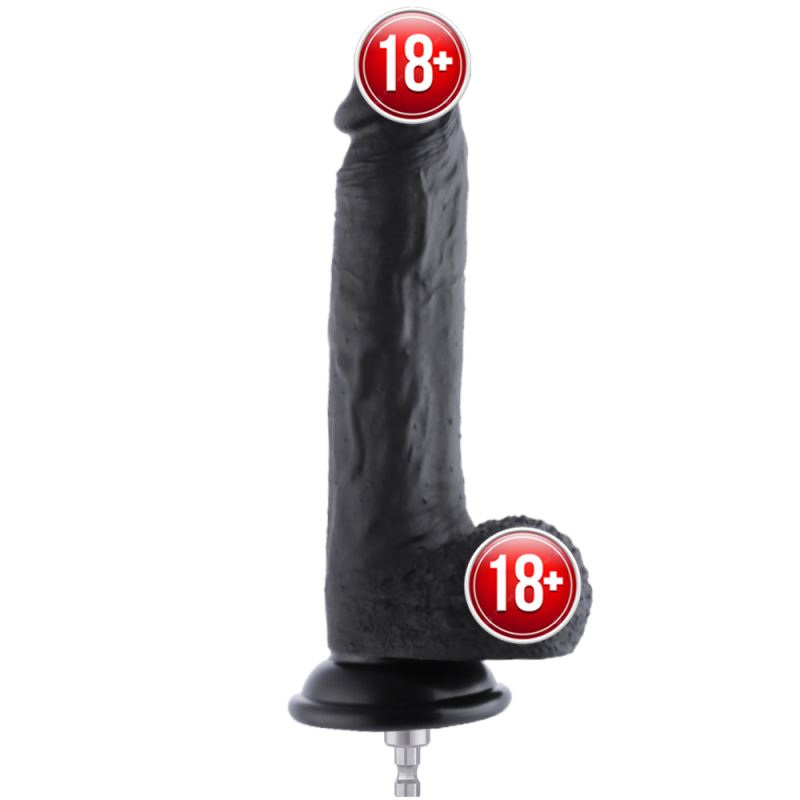 Hismith Premium Sex Machine 8 İnc Natural Doku Realistik Penis-Black