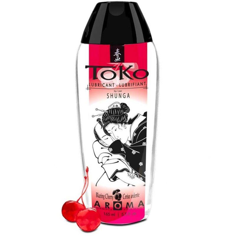 Shunga Toko Aroma Lubricant 165 ml Kiraz Meyveli Kayganlaştırıcı Jel
