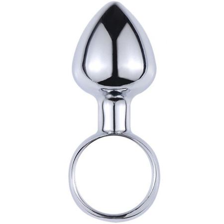 Sexual World Finger Butt Plug Parmak Metal Anal Plug-Large