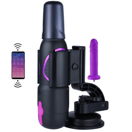 Hismith Pro Traveler 2.0 Strong Suction Cup Telefon Seks Makinesi