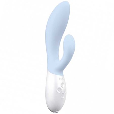 Lelo İna 3 Rechargeable Silicone Rabbit Vibratör-Seafoam
