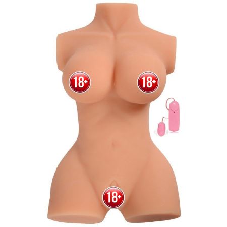 Xise Busty Lady Silikon Yarım Vücut Vajina Kadın Masturbator XS-MA30003