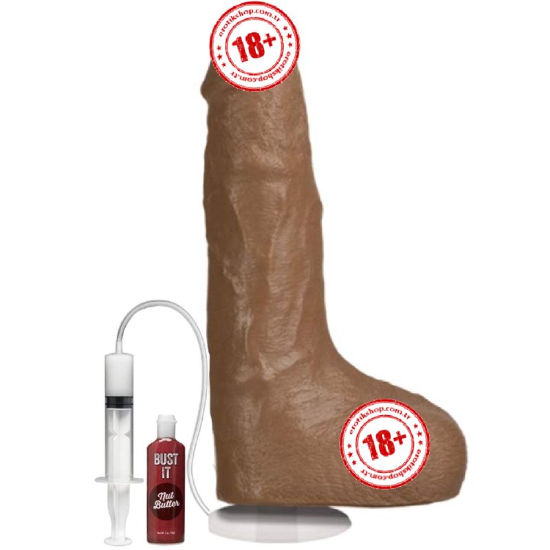 Doc Johnson Bust İt Squirting Realistik Cock Melez Orgazm Dildo 22 cm