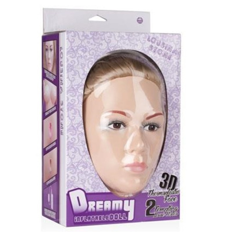 Dreamy 3D Lousiana Stone Gerçek Saçlı Titreşimli Bayan Manken