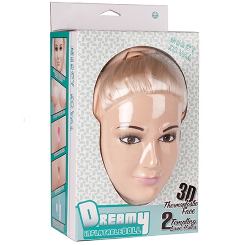 Dreamy 3D Mercy Koval Gerçek Saçlı Titreşimli Kadın Manken