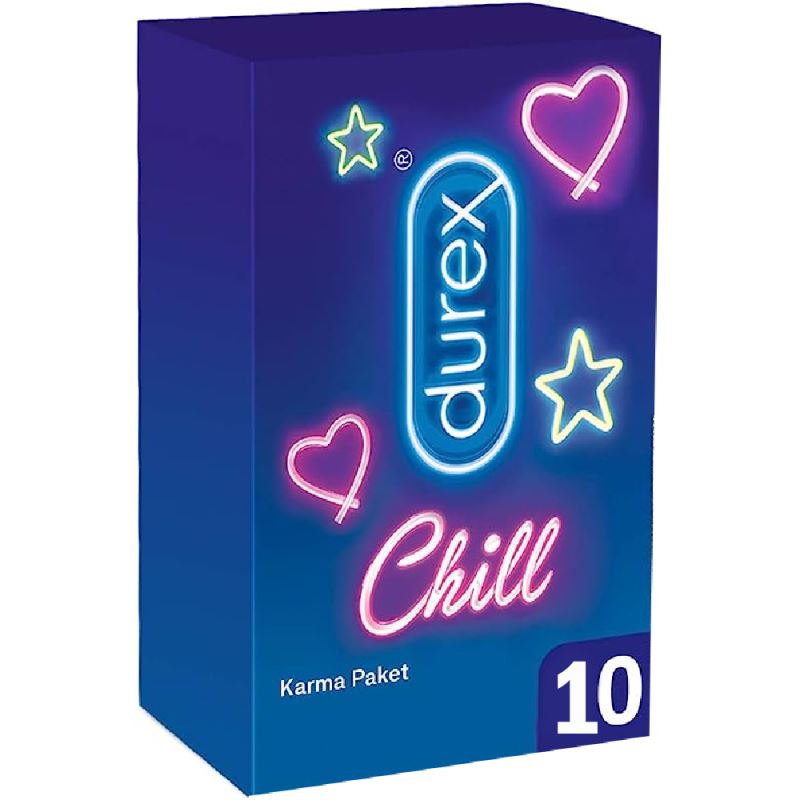 Durex Chill Karma Paket 10`lu Paket Prezervatif