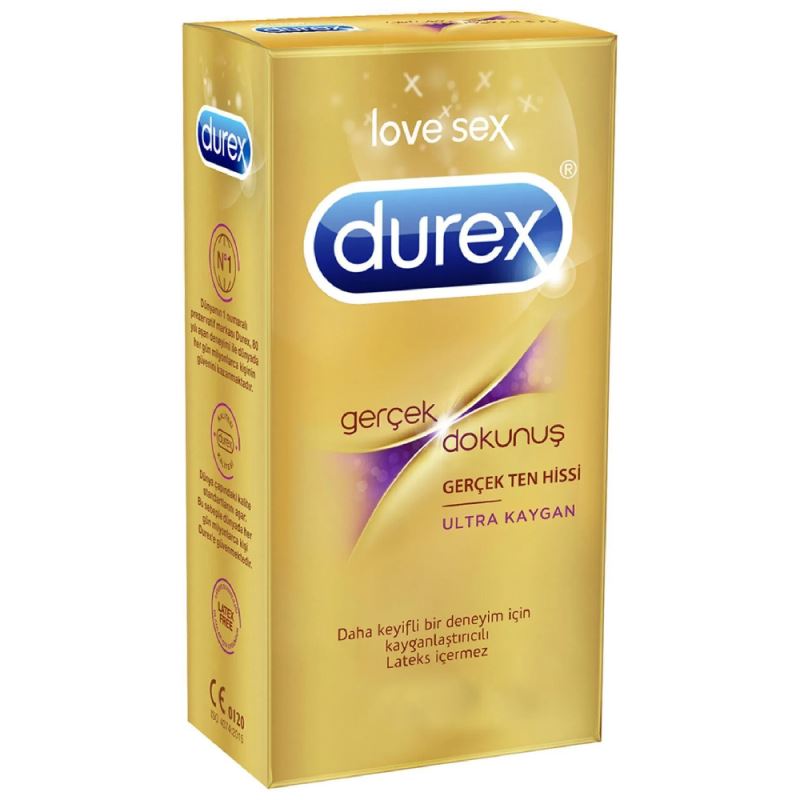 Durex Gerçek Dokunuş Ten Hissi Prezervatif 10`lu Paket