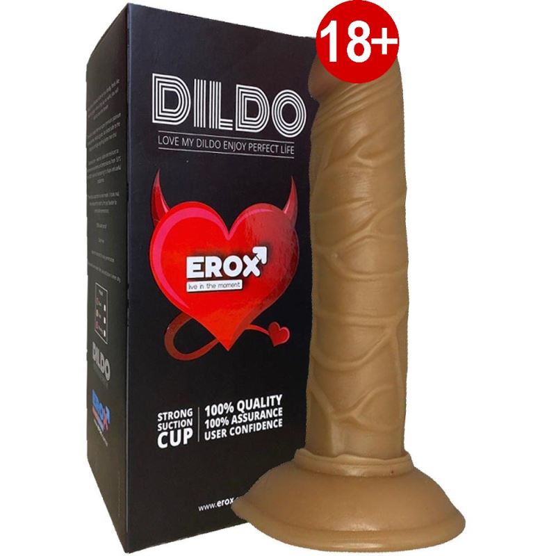 Erox Dildo Bren Yumuşak Doku Realistik Penis 20 cm
