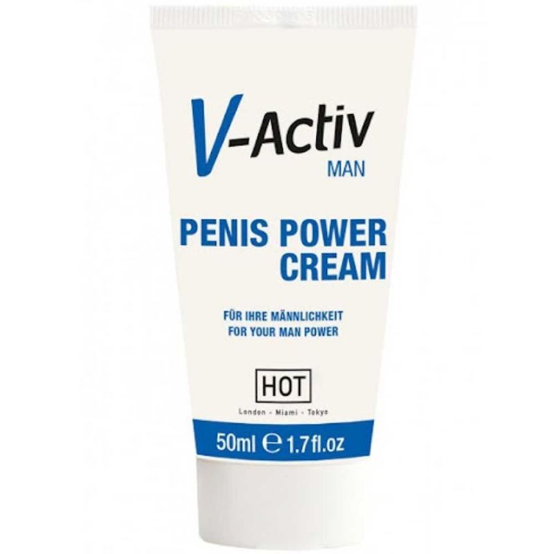 Hot V-Active Man Penis Power Cream Erkeklere Özel Krem