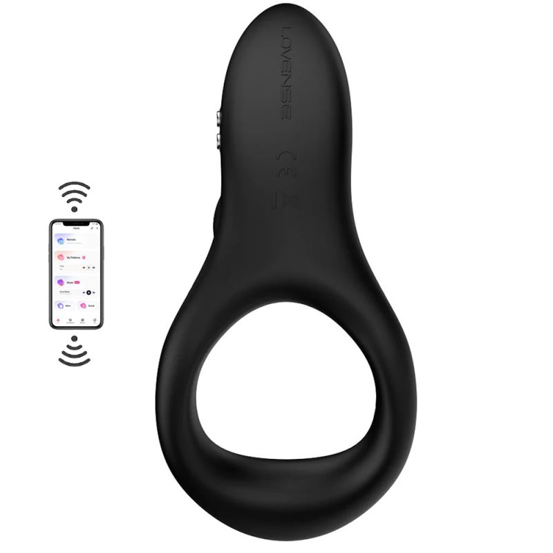 Lovense Diamo Cock Ring Telefon Kontrollü Penis Halkası