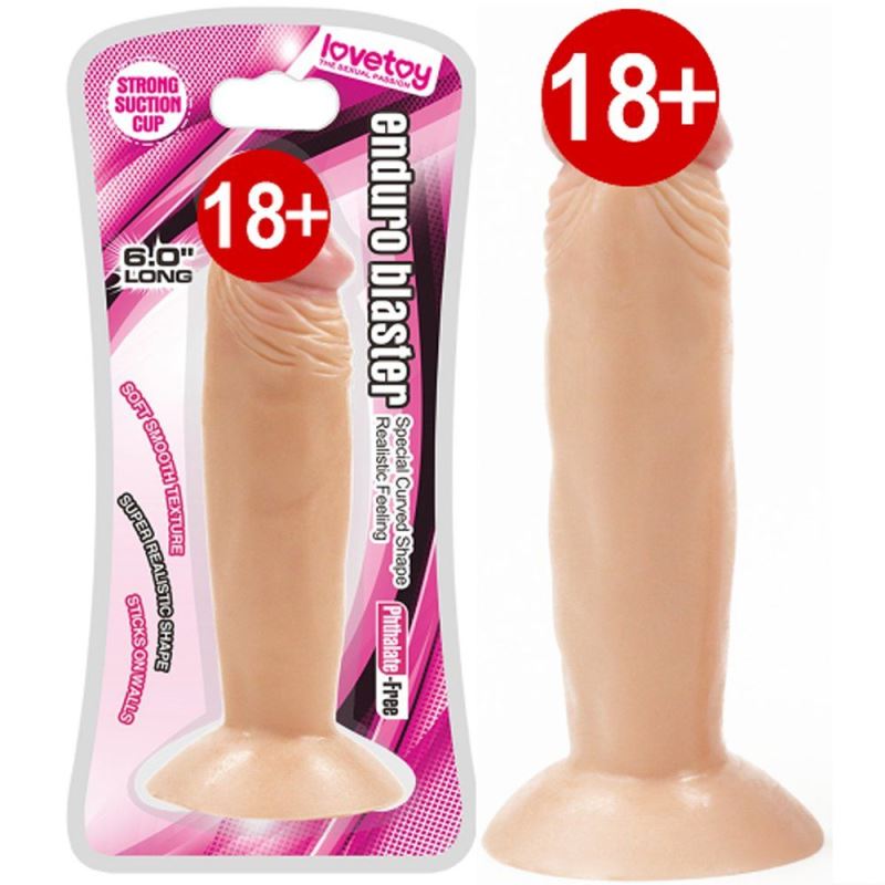 Lovetoy Enduro Blaster 16.5 cm Testissiz Realistik Penis