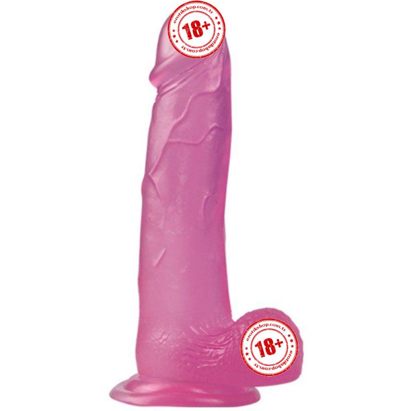 Lovetoy Jelly Studs Pink Large 20 cm Jel Dildo LV3100
