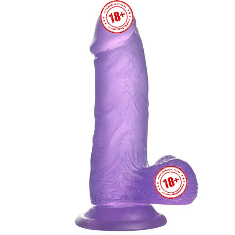 Lovetoy Jelly Studs Purple Small 15 cm Jel Dildo LV3102