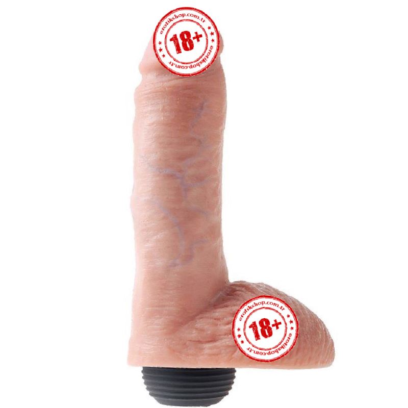 Pipedream King Cock Squirting 20 cm Orgazm Olan Boşalabilir Penis