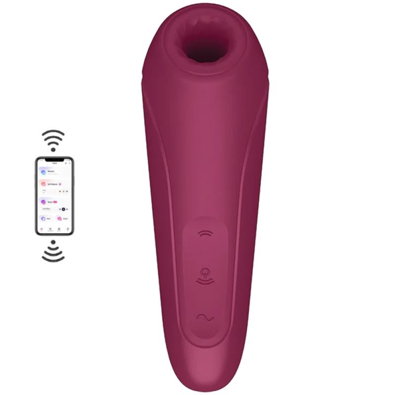 Satisfyer Curvy 1+ Red Telefon Kontrollü Emiş Vibratör
