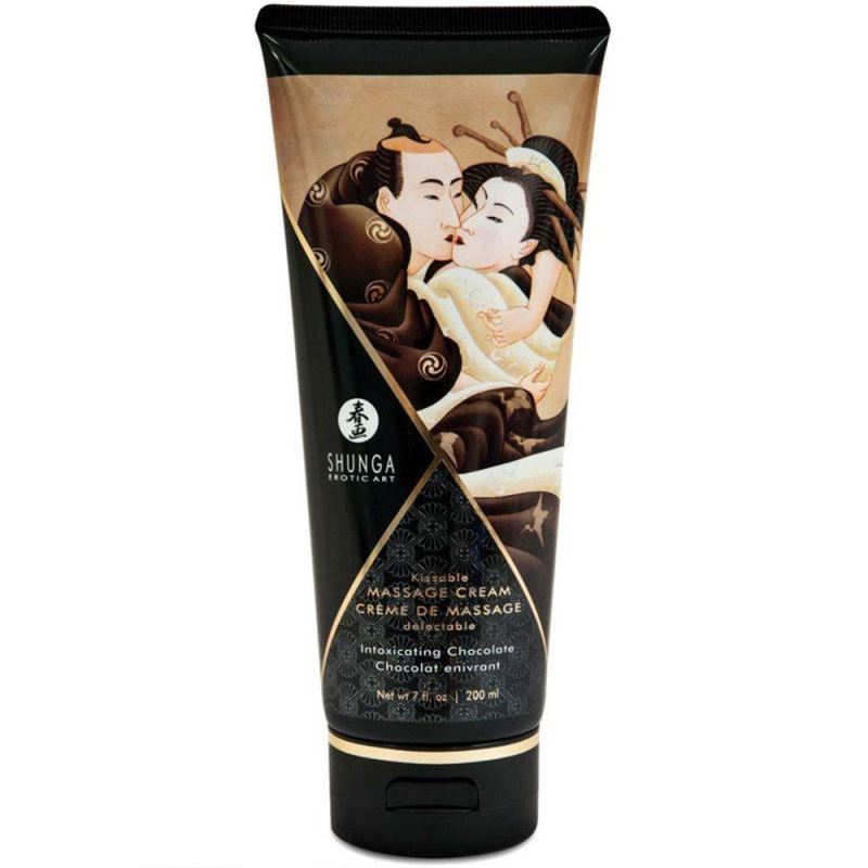 Shunga Kissable Massage Cream Chocolate 200 Ml Meyveli Kayganlaştırıcı Jel