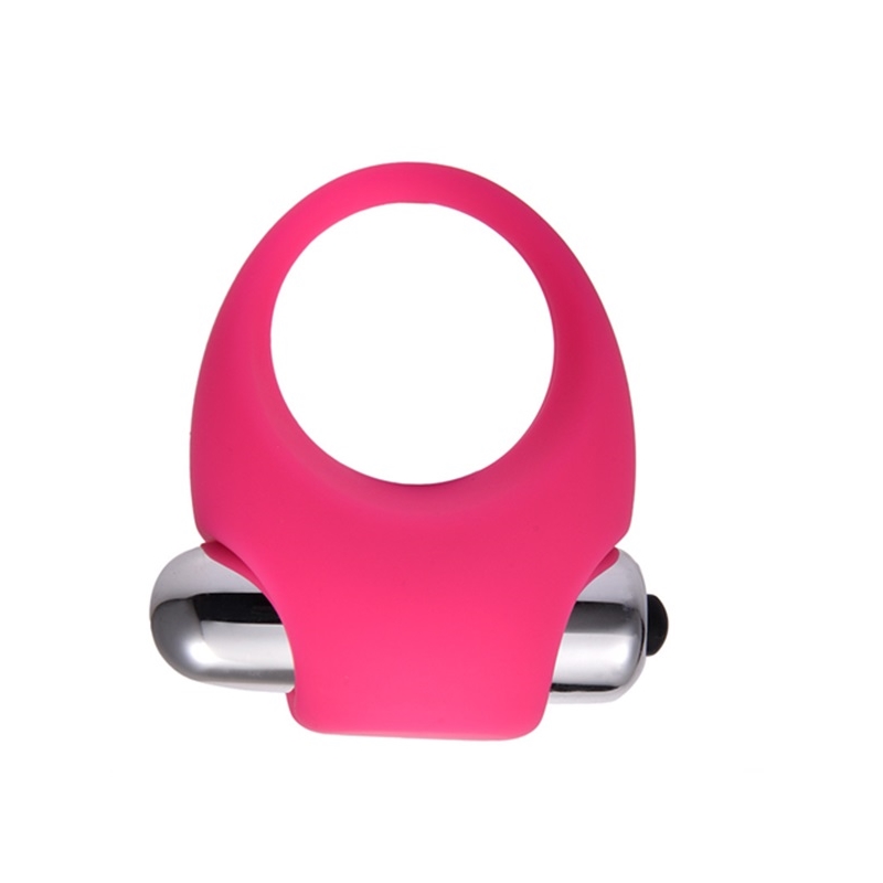 Silicone Multi Speed Pink Cock Ring Titreşimli Penis Halkası