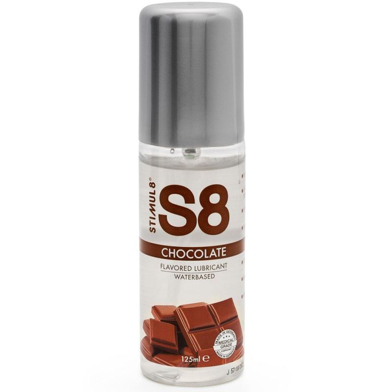 S8 Water Based Lubricant Gel Çikolata Aromalı Kayganlaştırıcı 125 ml