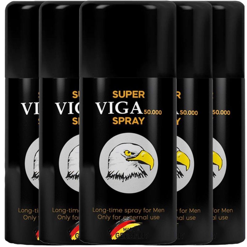 Süper Viga 50000 E Vitaminli Özel Penis Spreyi (5li Paket)