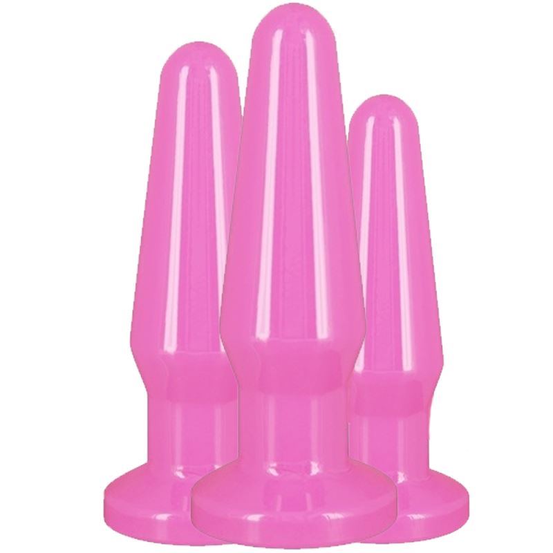 Toy Joy Best Butt Buddies Pink Set Farklı Boylarda Anal Plug Set