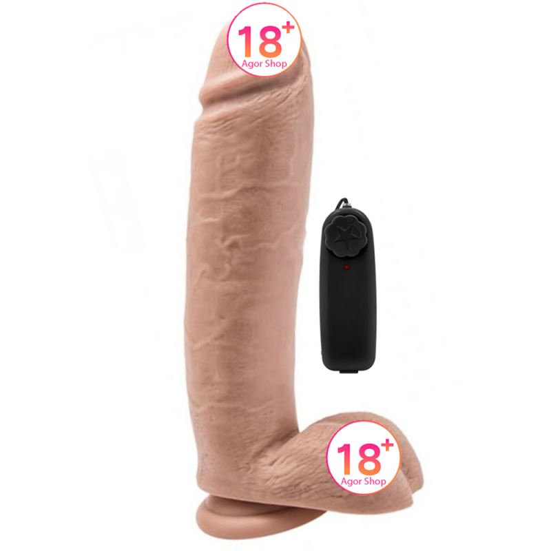 ToyJoy Get Real 25 cm Flexible Titreşimli Realistik Penis