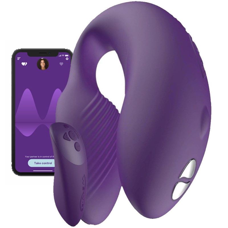 We-Vibe Chorus Purple Uzak Mesafe Telefon Kontrollü Partner Vibratör