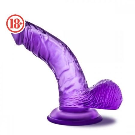 B Yours. Sweet N Hard 7 Purple Jel Dildo 11 cm