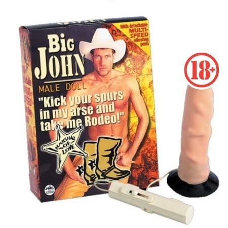 Big John Özel Bölge Realistik Şişme Erkek Seks Mankeni