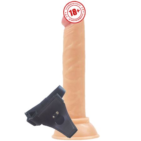 Dildo Series Blues Belden Bağlamalı Kemerli Realistik Penis 14 cm
