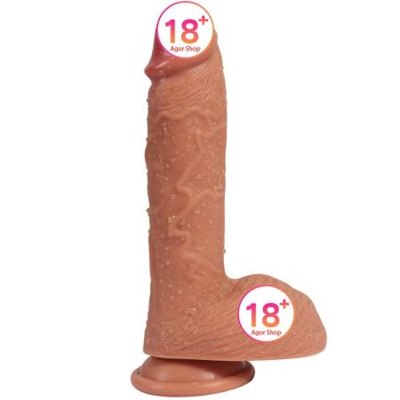 Dildo Series Buru 22 cm Çift Katmanlı Gerçekçi Yapay Penis