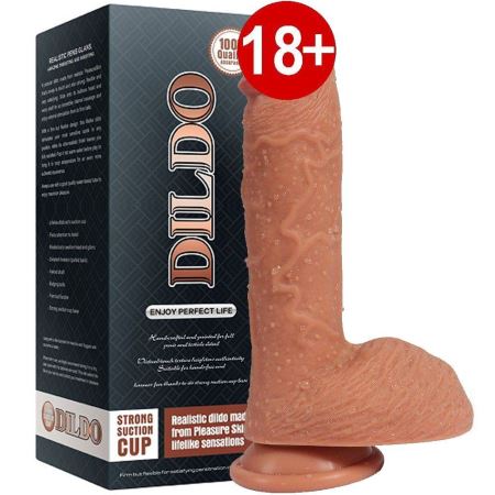 Dildo Series Buru 22 cm Çift Katmanlı Gerçekçi Yapay Penis