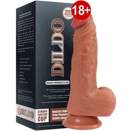 Dildo Series Evan Çift Katmanlı Ultra Yumuşak 19.5 Cm Realistik Penis