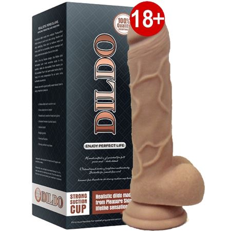 Dildo Series Sexy 20 cm Yumuşak Damarlı Realistik Melez Penis