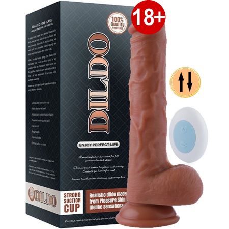 Dildo Series Thrusting Dildo Vibrator İleri Geri Hareket Özellikli Titreşimli Penis