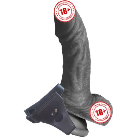 Dildo Series Vincy 13 Cm Belden Bağlamalı Realistik Strapon Zenci Penis