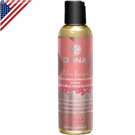 Dona Kissable Massage Oil 110 ml Vanilyalı Masaj Yağı
