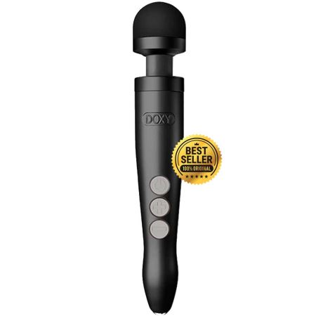 Doxy Die Cast 3R Black Rechergeable Şarjlı Ultra Güçlü Masaj Wand Vibratör