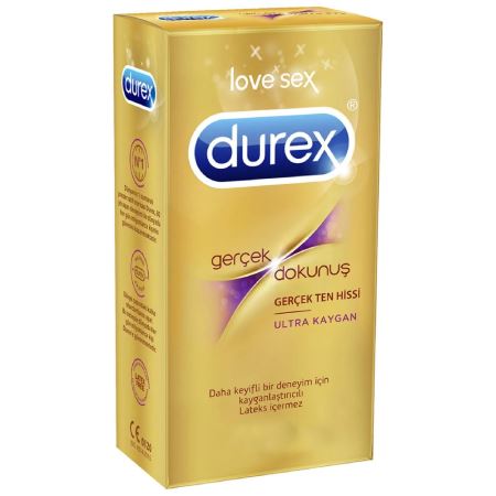 Durex Gerçek Dokunuş Ten Hissi Prezervatif 10`lu Paket