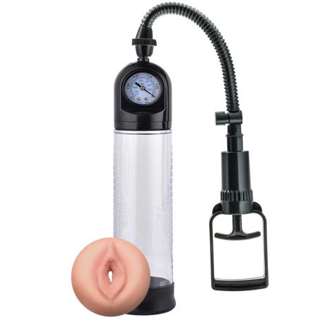 Erox Men`s Pump Dijital Gösterge Vajina Başlıklı Penis Pompası