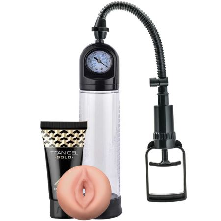 Erox Men`s Pump Dijital Mekanizmalı Penis Pompası Titan Jel