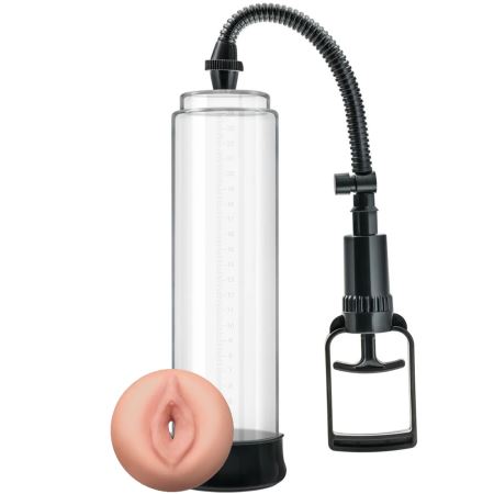 Erox Men`s Pump Tetik Mekanizmalı Manuel Penis Pompası Vajina Başlıklı