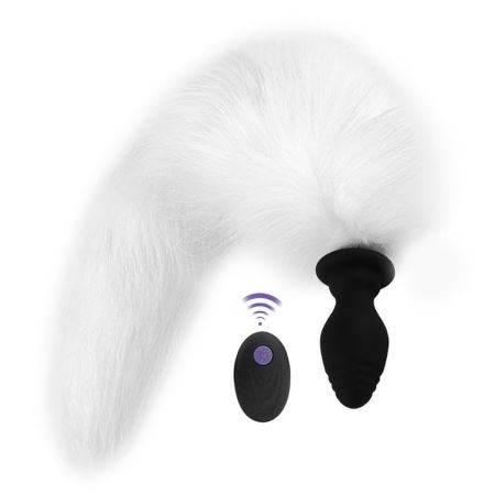 Erox Tail White Uzaktan Kumandalı Kuyruklu Anal Vibratör