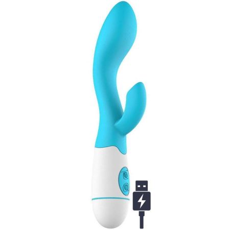 Erox Vibe Curve Blue 30 Mod Klitoris Stimülasyon Rabbit Vibratör