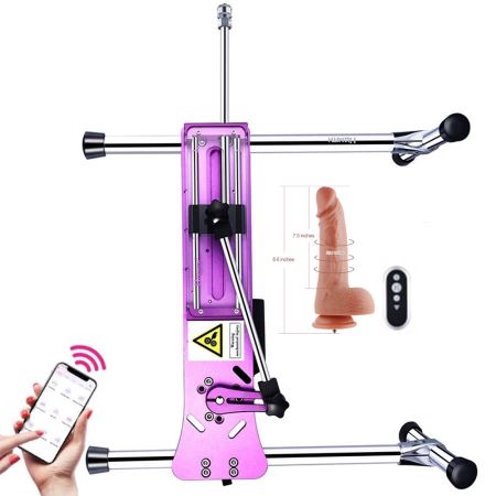 Hismith Purple Sex Machine Telefondan Kontrollü ve Kumandalı Güçlü Seks Makinesi