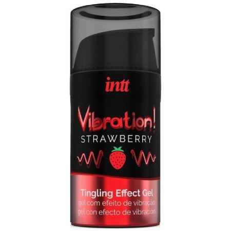 İntt Strawberry Flavour Warming Effect Liquid Vibrator 15 ml Meyveli Kayganlaştırıcı Jel
