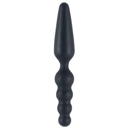Jacker 7`` İnch 18 cm Çift Taraflı Siyah Anal Plug