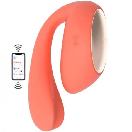 Lelo İda Wave Dual Stimulation Massager Telefon Kontrollü Vibratör-Coral