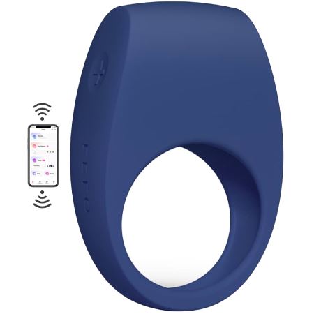 Lelo Tor 3 Vibrating Cock Ring Telefon Kontrollü Penis Halkası-Blue