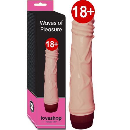Love Shop Vaves Of Pleasure 18 cm Damarlı Titreşimli Penis