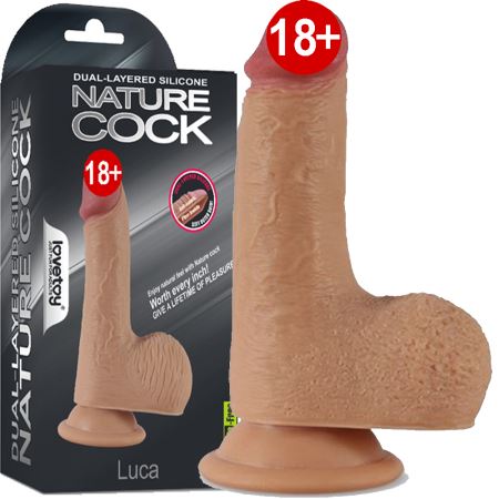 Lovetoy Nature Cock Luca 15 cm Yumuşak Doku Realistik Penis
